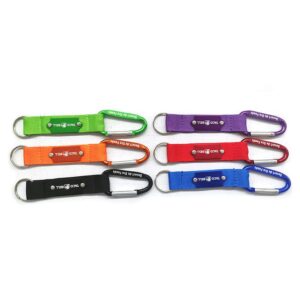 D Shaped Mountaineering Buckle Webbing Keychain