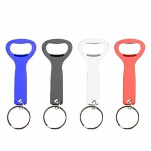 Wrench-Shaped Bottle Opener Keychain