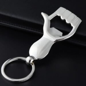 Thumb-Shaped Bottle Opener Keychain