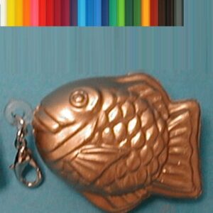 Tasty Fish Cake Stress Ball Keychain