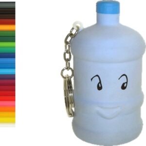 Distilled Water Bottle Stress Ball Keychain
