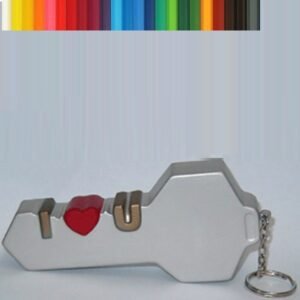 Lock Stress Ball Keychain