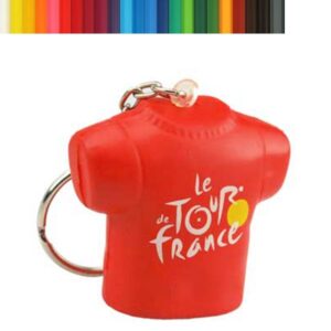 Tiny T-shirt Stress Ball Keychain