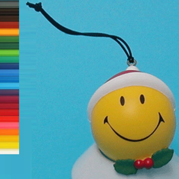Santa- Head Stress Ball Keychain