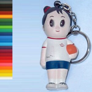 Sportswear Student Stress Ball Keychain
