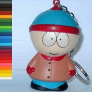 Guppy Hat Doll Stress Ball Keychain
