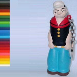 Popeye Stress Ball Keychain
