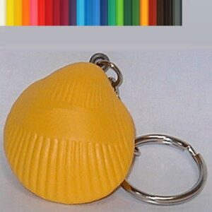 Seashell Stress Ball Keychain