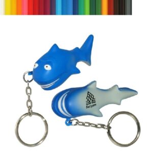 Shark Stress Ball Keychain
