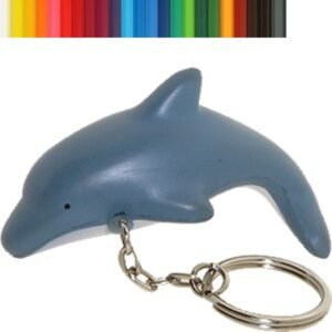 Dolphins Stress Ball Keychain