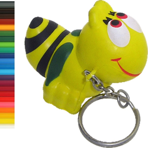 Cute Bee Stress Ball Keychain