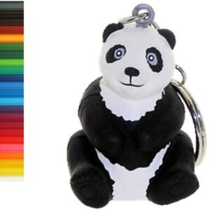 Panda Stress Ball Keychain