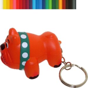 Standing Dog Stress Ball Keychain