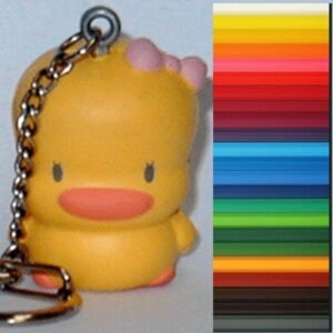 Female PP Chicken Stress Ball Keychain