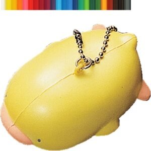 Japanese Egghead Duck Stress Ball Keychain