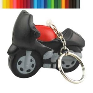 Motorbike Stress Ball Keychain