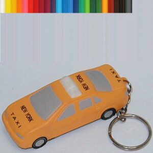 Taxi Stress Ball Keychain