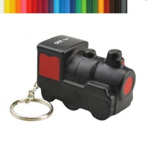 Train Engine Stress Ball Keychain