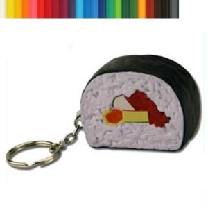 Nori Sushi Stress Ball Keychain