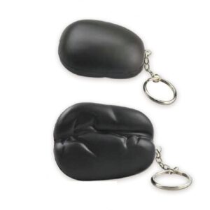 Coffee Bean Stress Ball Key Chain