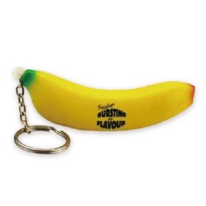 Banana Stress Ball Key Chain