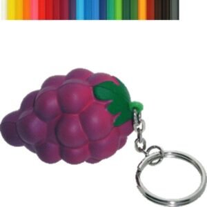 Grape Stress Ball Keychain