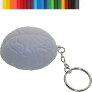 Human Brain Stress Ball Keychain