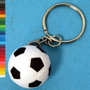 Mini Soccer Stress Ball Keychain