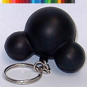 Mickey Mouse Head Stress Ball Keychain
