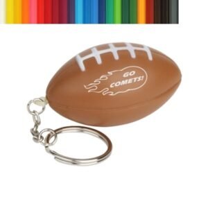 Football Stress Reliever Key Chain Customized Logo
