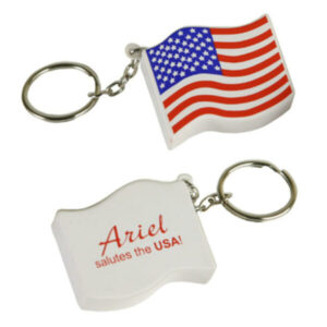 Creative American Flag Stress Ball with Keychain