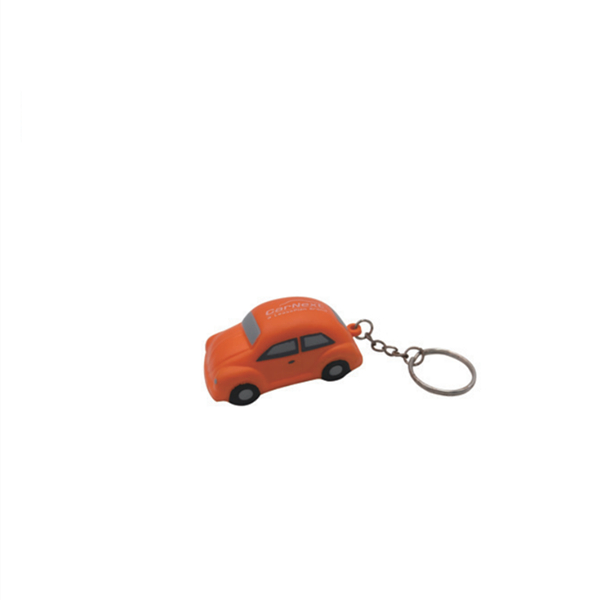 Convertible Car Shaped Stress Ball w/Key Chain
