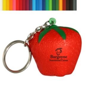 Elaborate Strawberry Stress Ball Key Chain