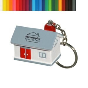 House PU Stress Ball Key Chain