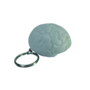 Brain Stress Ball With Keychain