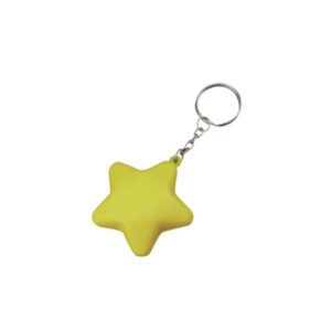 Star Stress Ball Key Chain