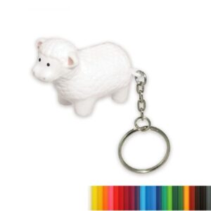 Sheep Stress Ball With Keychain