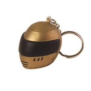 Helmet Stress Ball With Keychain