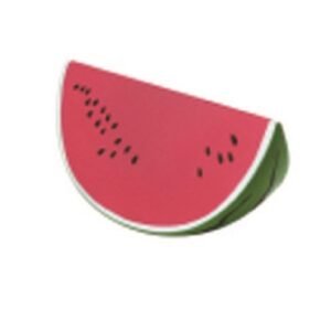PU Watermelon Slice Stress Ball With Keychain