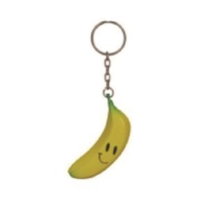 PU Banana Stress Ball With Key Chain