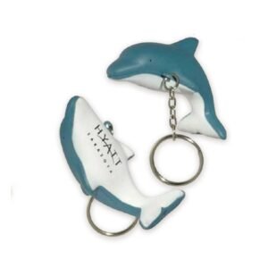 Dolphin Stress Ball Key Chain