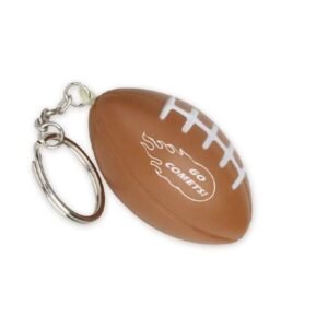 Rugby Football Key Ring PU Toy Stress Ball