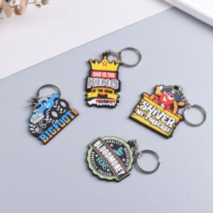 Multicolor Soft Pvc Keychain