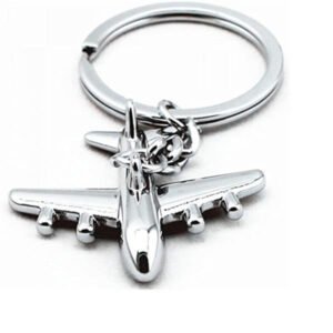 Airplane Alloy Keychain