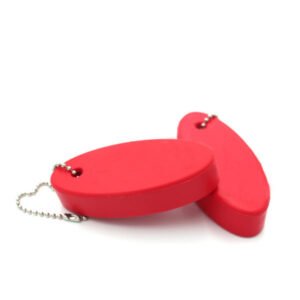 Soft Floating Oval Keychain Key Chain