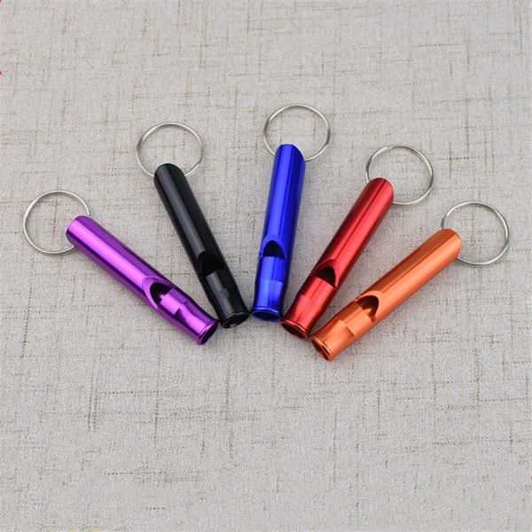 Aluminum Safety Whistle keychain