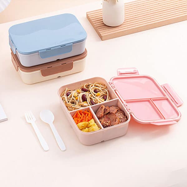 Custom Lunch Box with Dinnerware Compartment