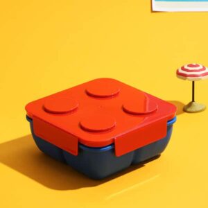 Creative Square Building Block Lunch Box