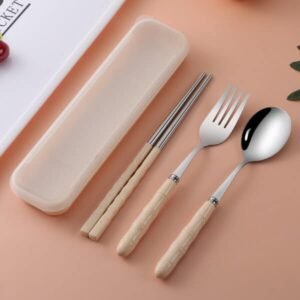 Wheat Straw Portable Tableware Set