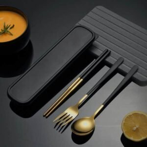 Portable Stainless Steel Tableware Set